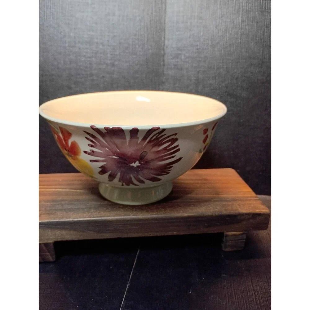 Threshold Corinna Floral Stoneware Soup Bowl 6